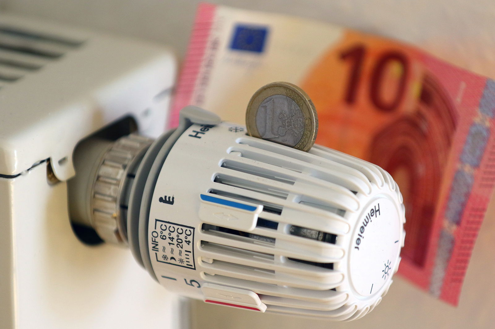 Geld in Heizung