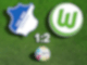 Logo TSG Hoffenheim VFL Wolfsburg Fußball