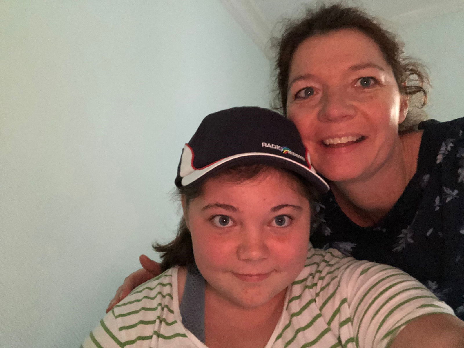 Johanna mit ihrer Mutter Claudia