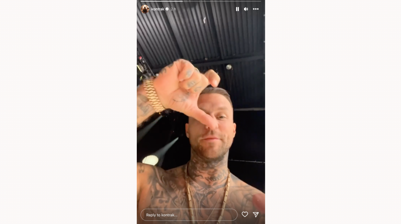 Kontra K - Instagram Story