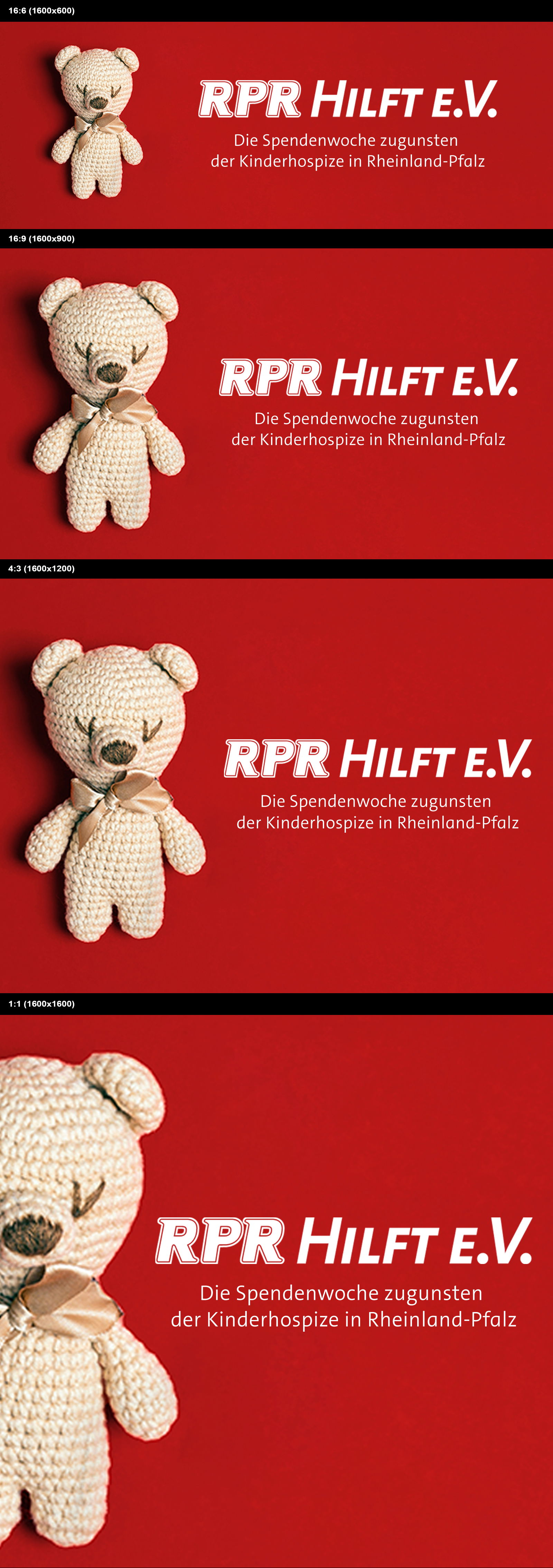 RPR Hilft mit Teddybär - Spendenwoche zugunsten der Kinderhospize in RLP
