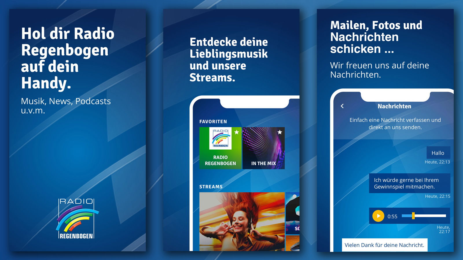 Radio Regenbogen App Store Cover