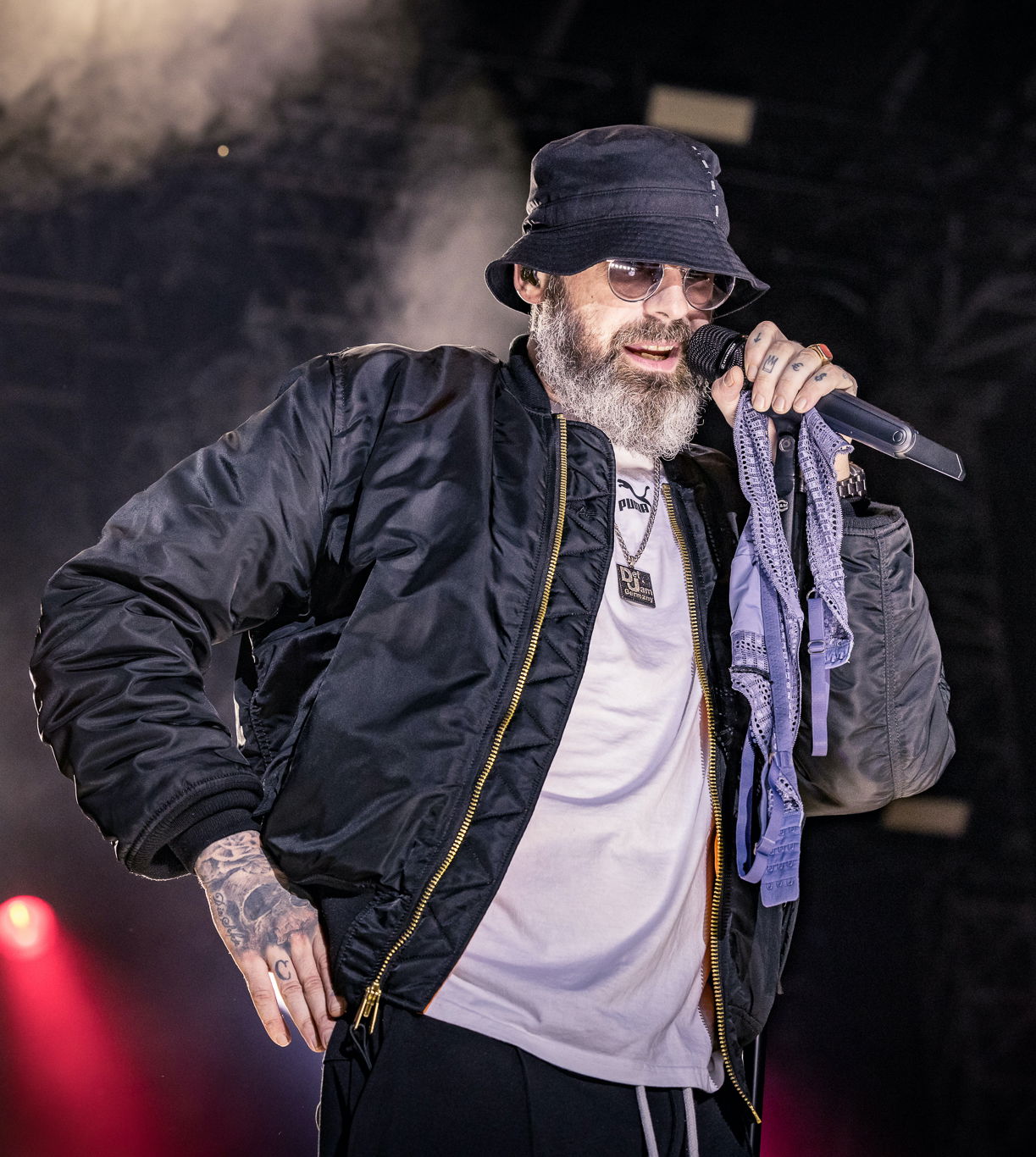 Rapper Sido auf der Bühne