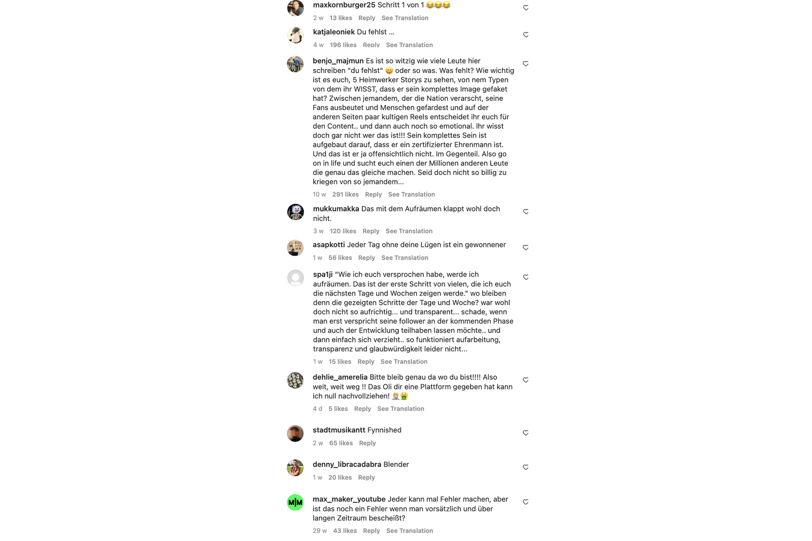 Fynn Kliemann Instagram