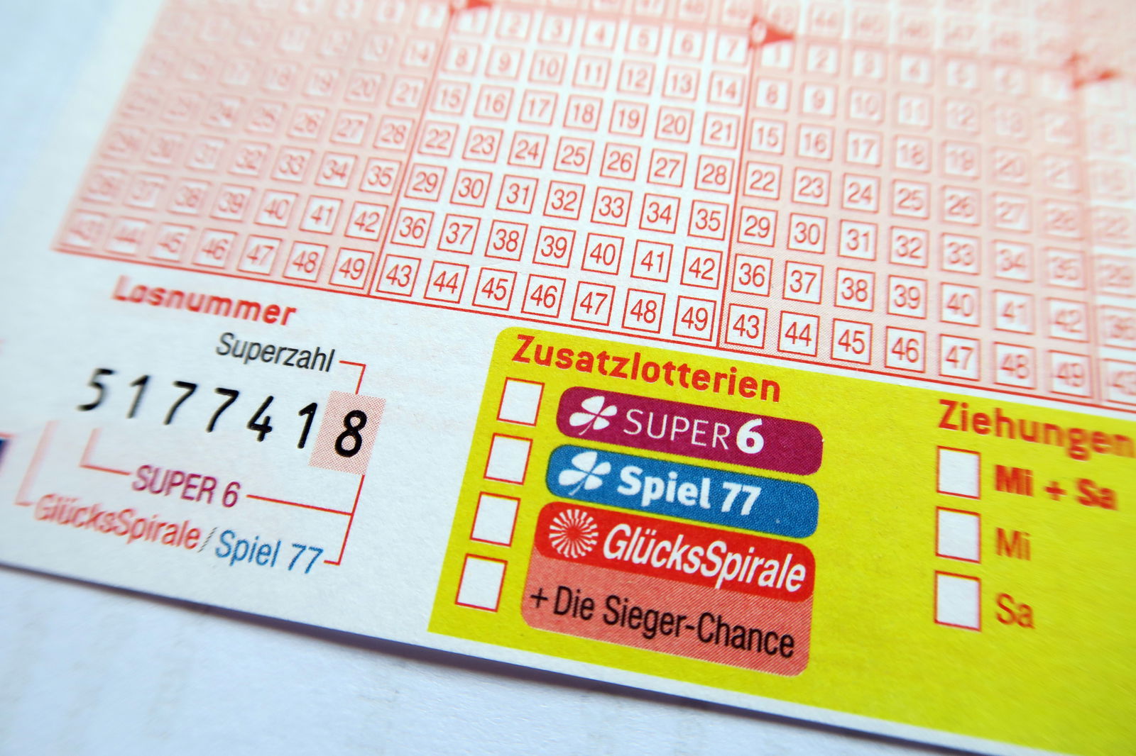 Lotto Spiel77