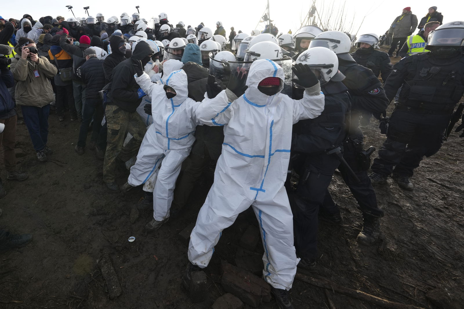 Lützerath Demonstranten RWE NRW
