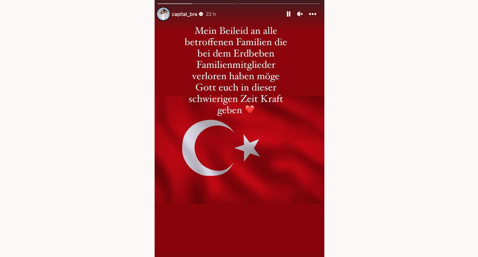 Capital Bra - Instagram Story