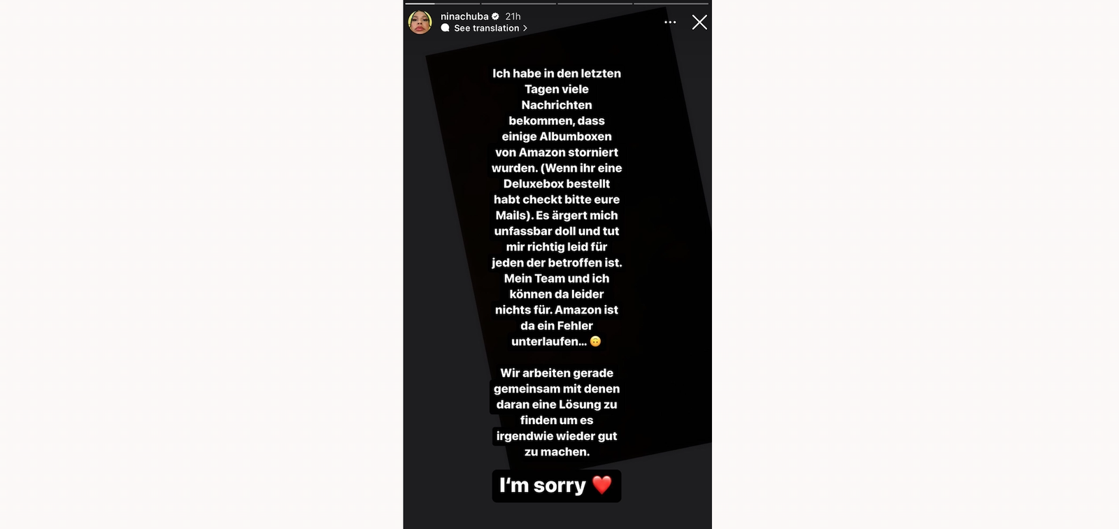 Nina Chuba - Instagram