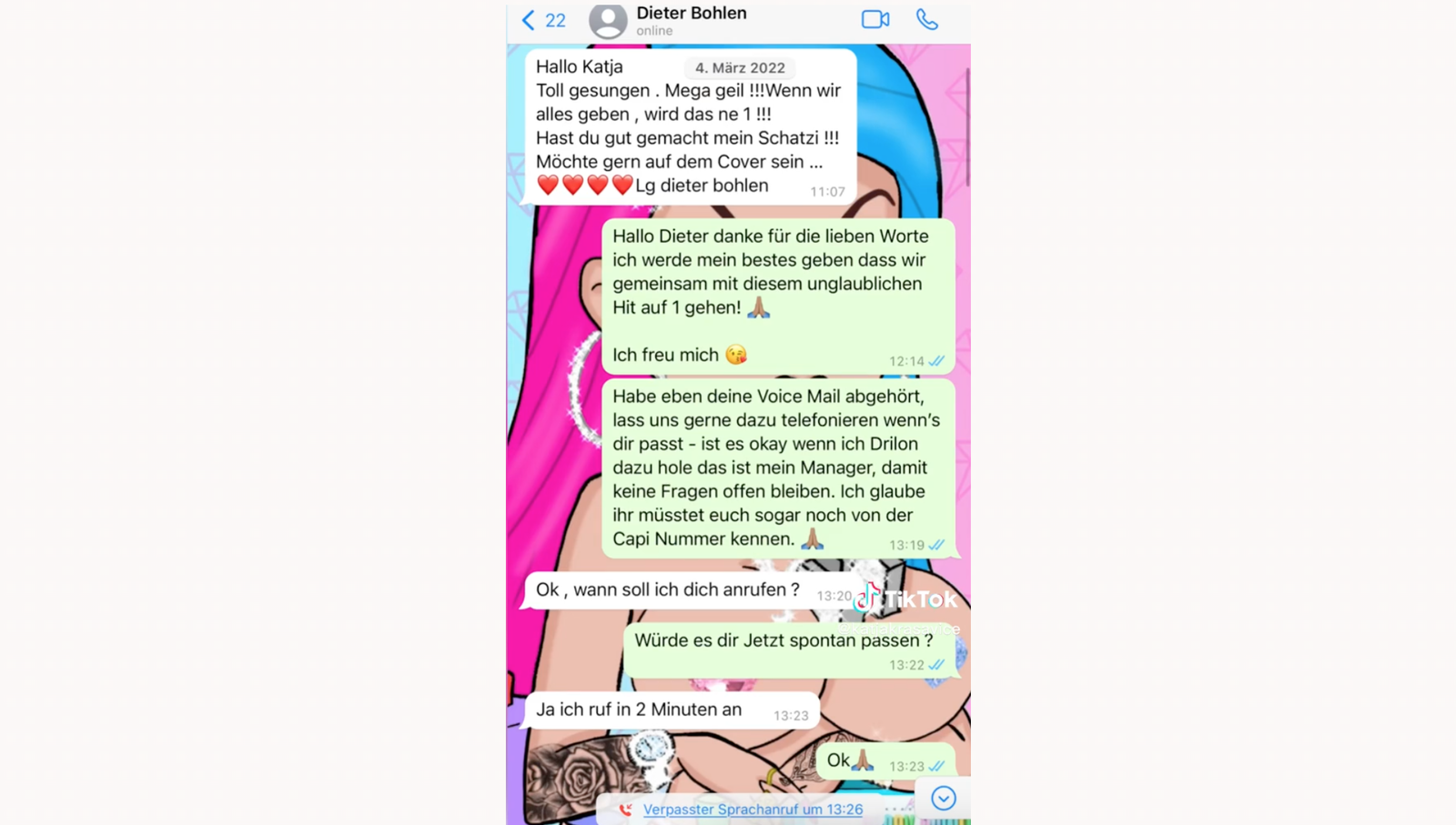 Katja Krasavice TikTok