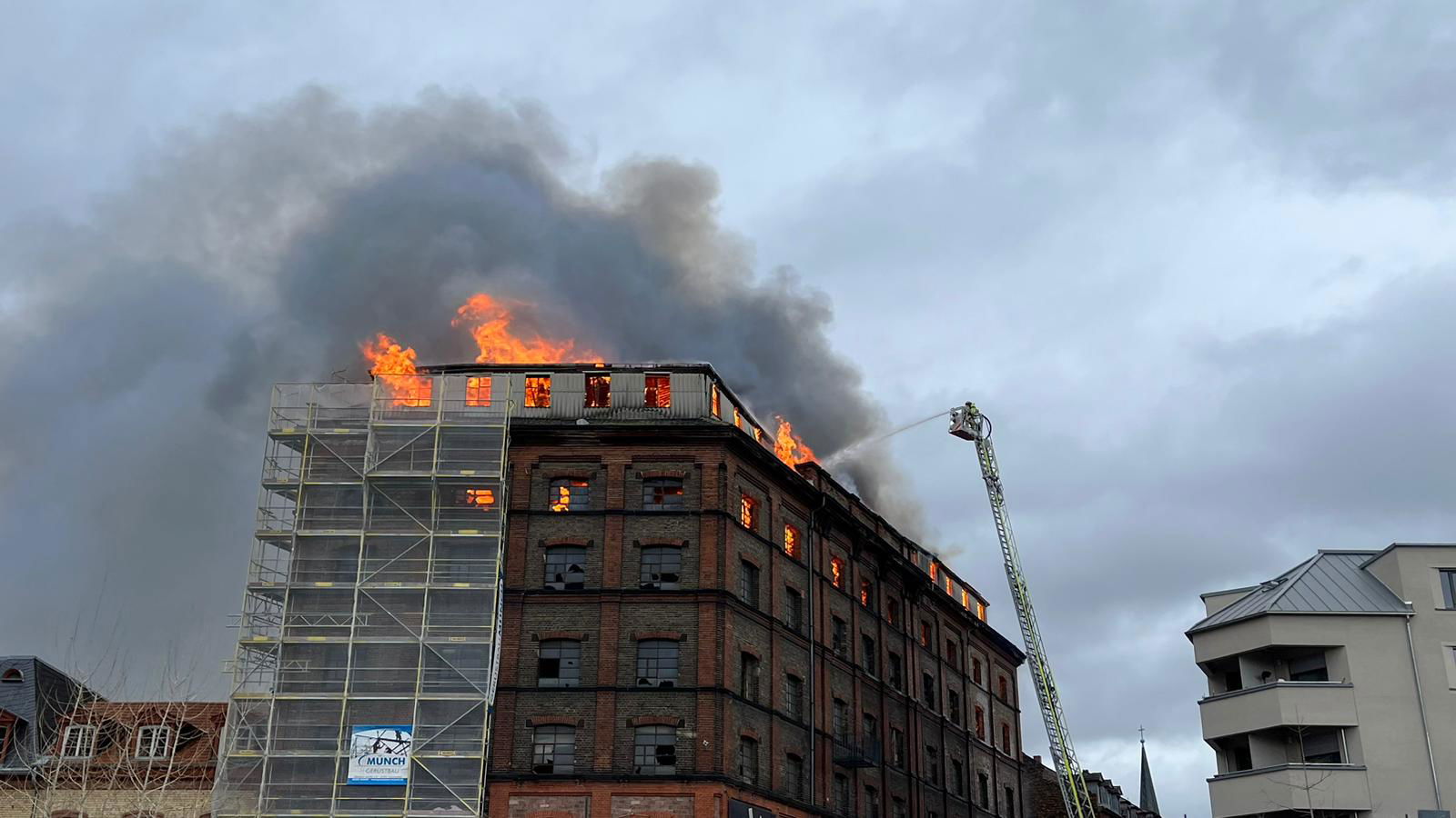 Brand in Mannheim 03.02.23