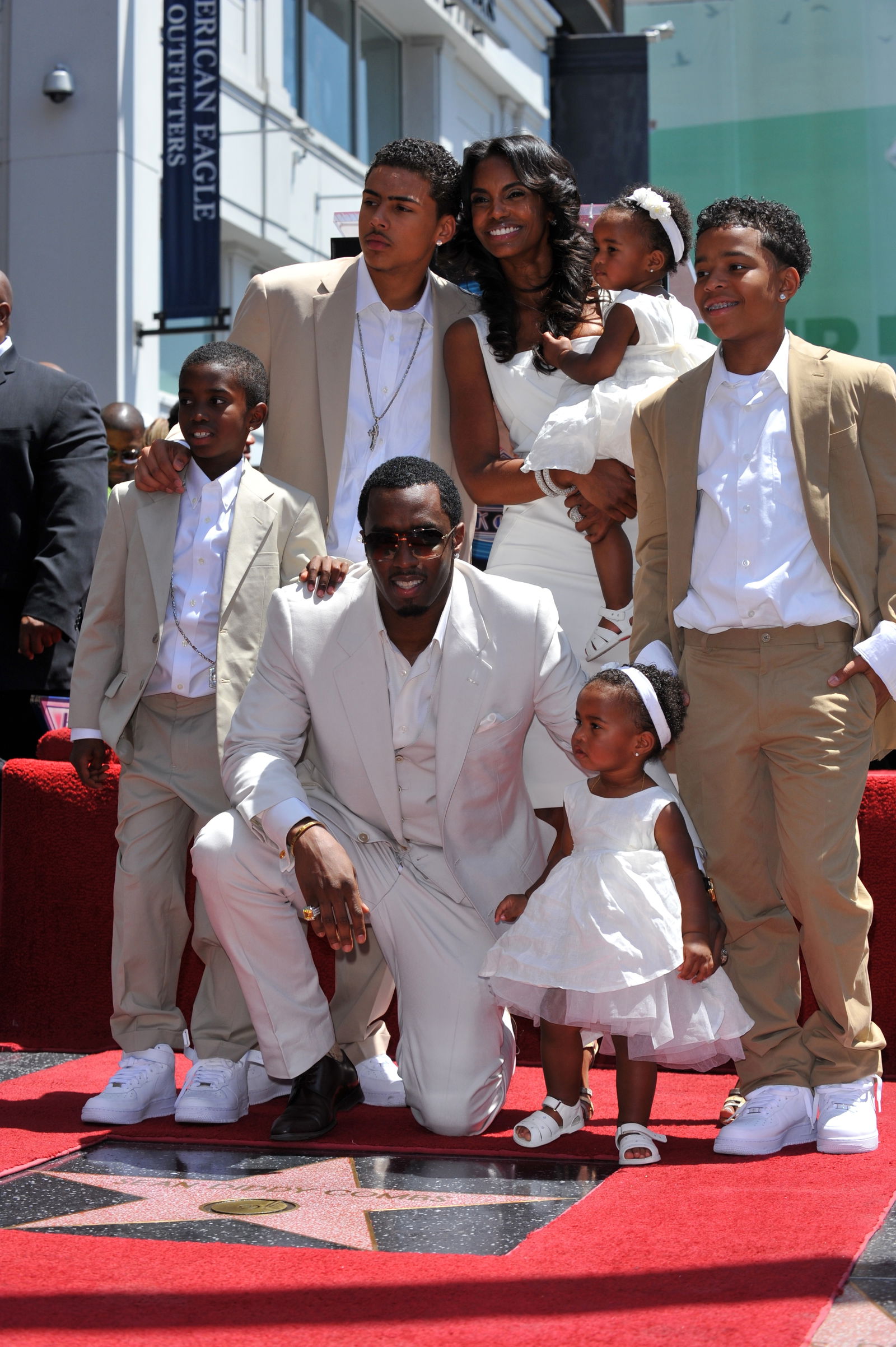 Puff Daddy + Family
