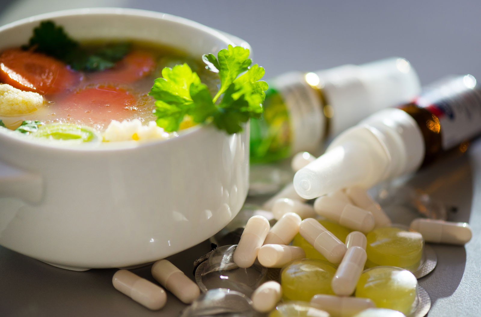 Erkältungsmythen Hühnersuppe