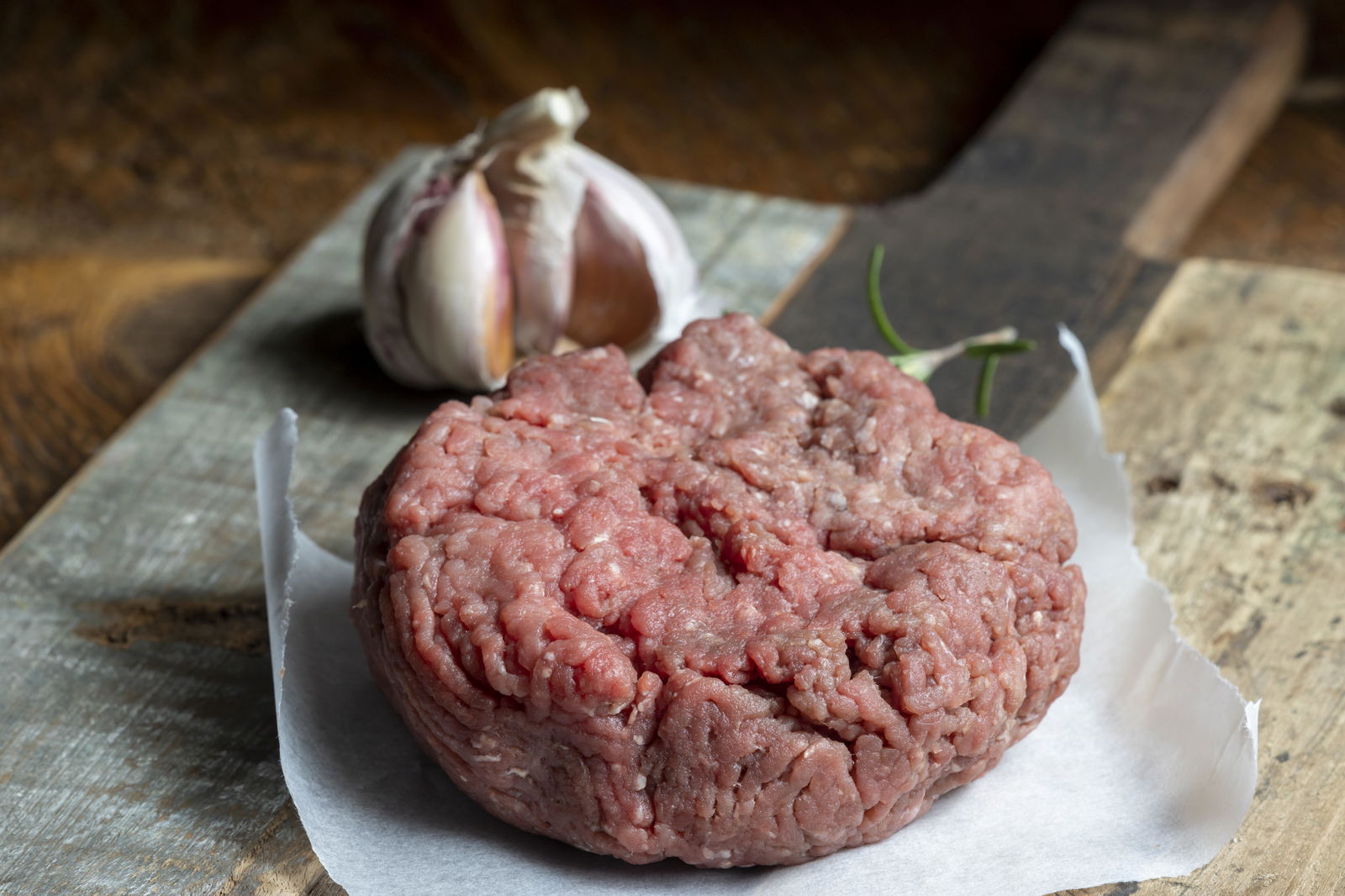 Hackfleisch gräulich