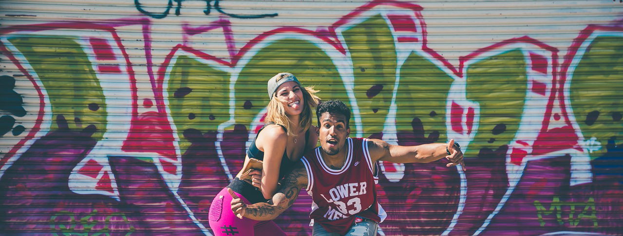 Sprayer Mann und Frau