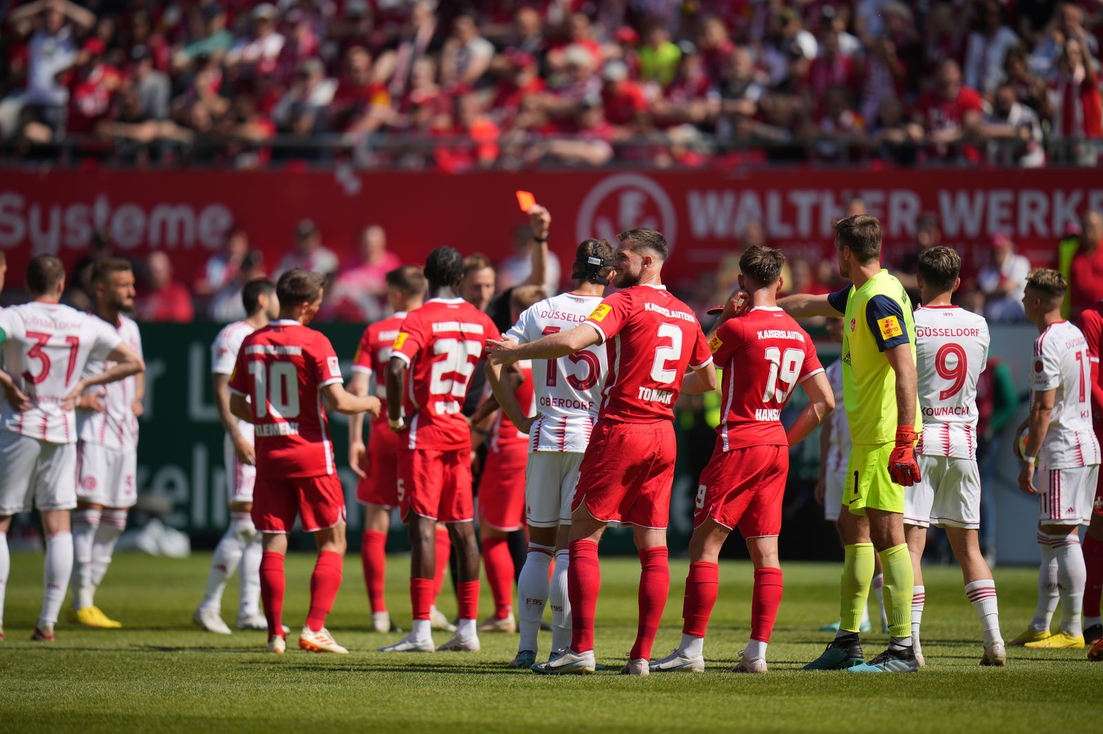 Jean Zimmer FCK Kaiserslautern rote Karte