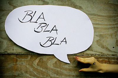 Sprechblase als Symbol für Phrasen , die es zu interpretieren gilt / Foto: Seleneos / photocase.de