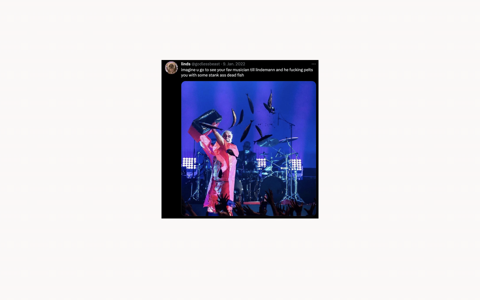 Till Lindemann - Toter Fisch