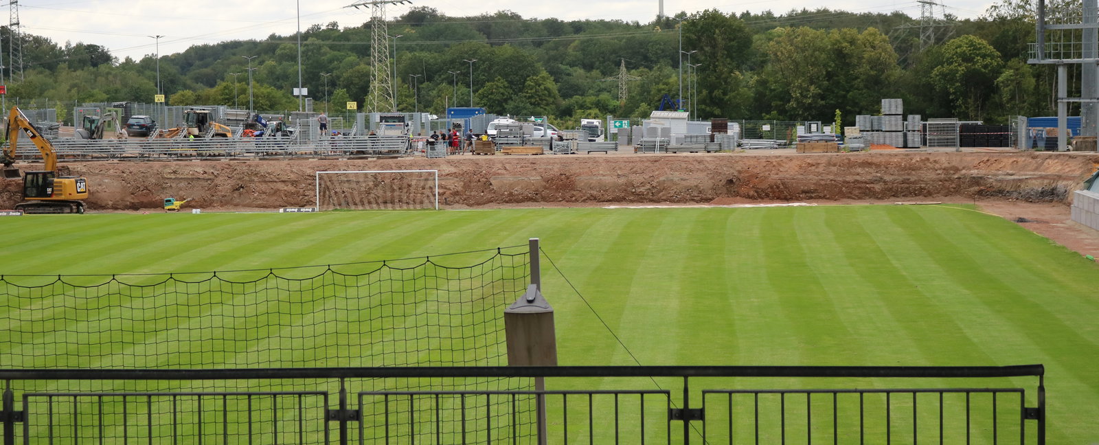 Elversberg Stadion Baustelle