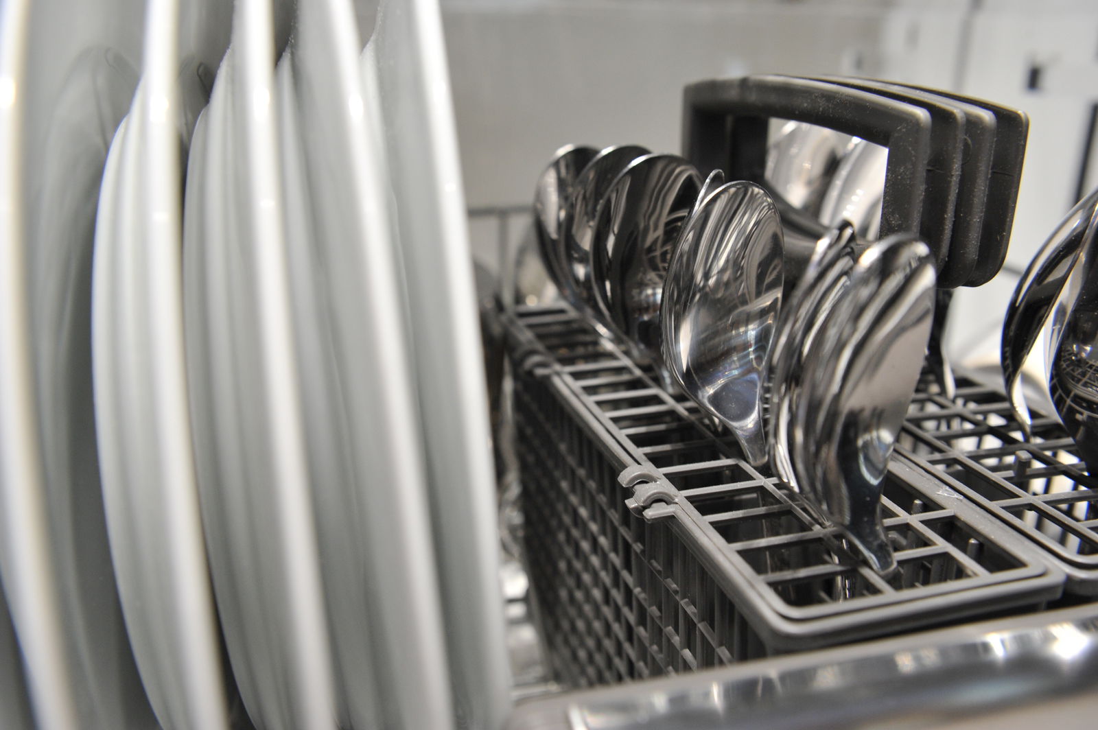 Besteck in Spülmaschine