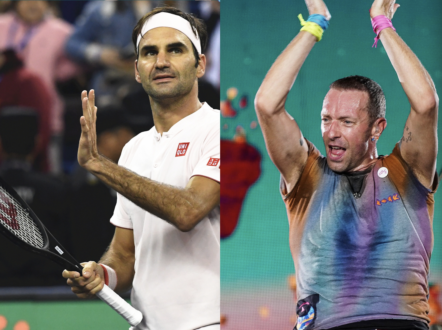 Roger Federer x Chris Martin