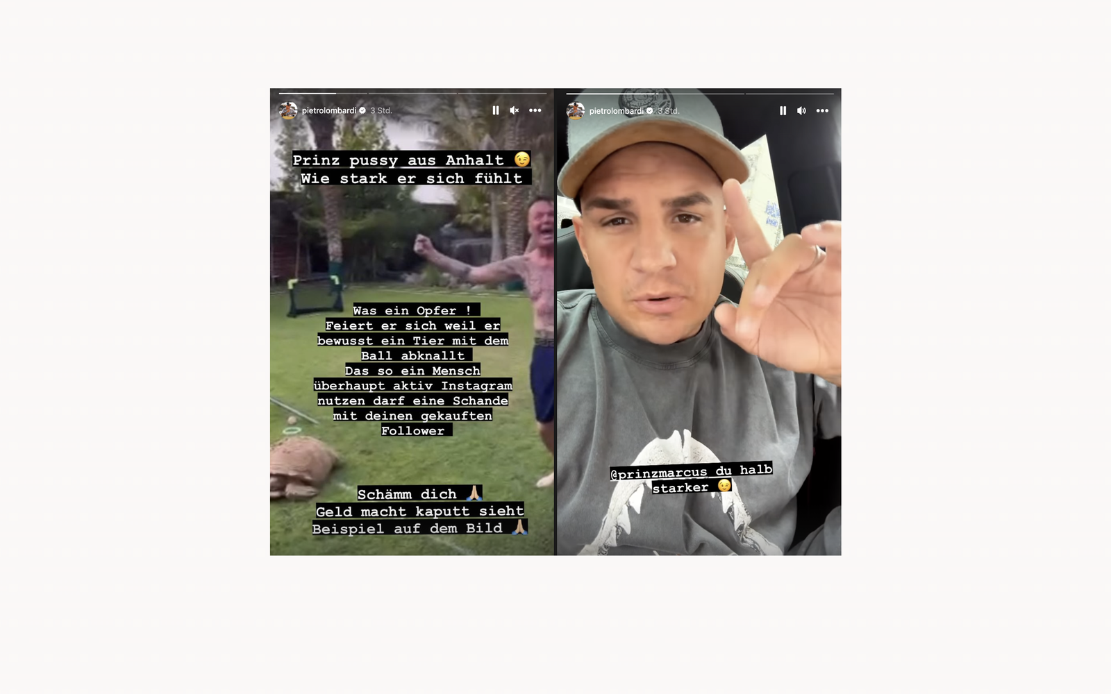 Pietro Lombardi x Prinz Anhalt