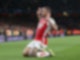 Arsenals Gabriel Jesus jubelt nach seinem Tor zum 3:0 gegen den PSV Eindhoven.