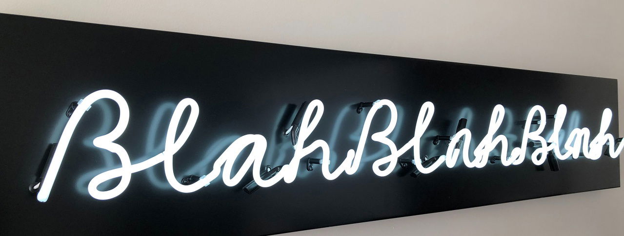 textdeko aufgehängt