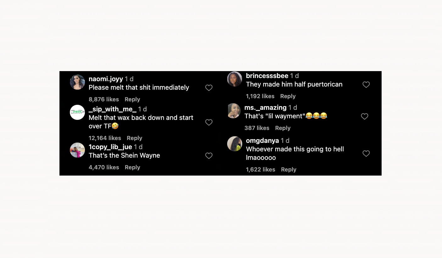 Lil Wayne - Wachsfigur Kommentare