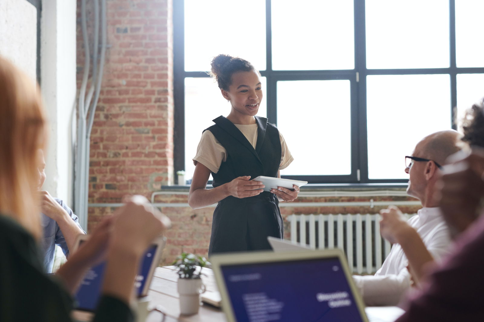 Präsentation Vortrag Meeting Kollegen 