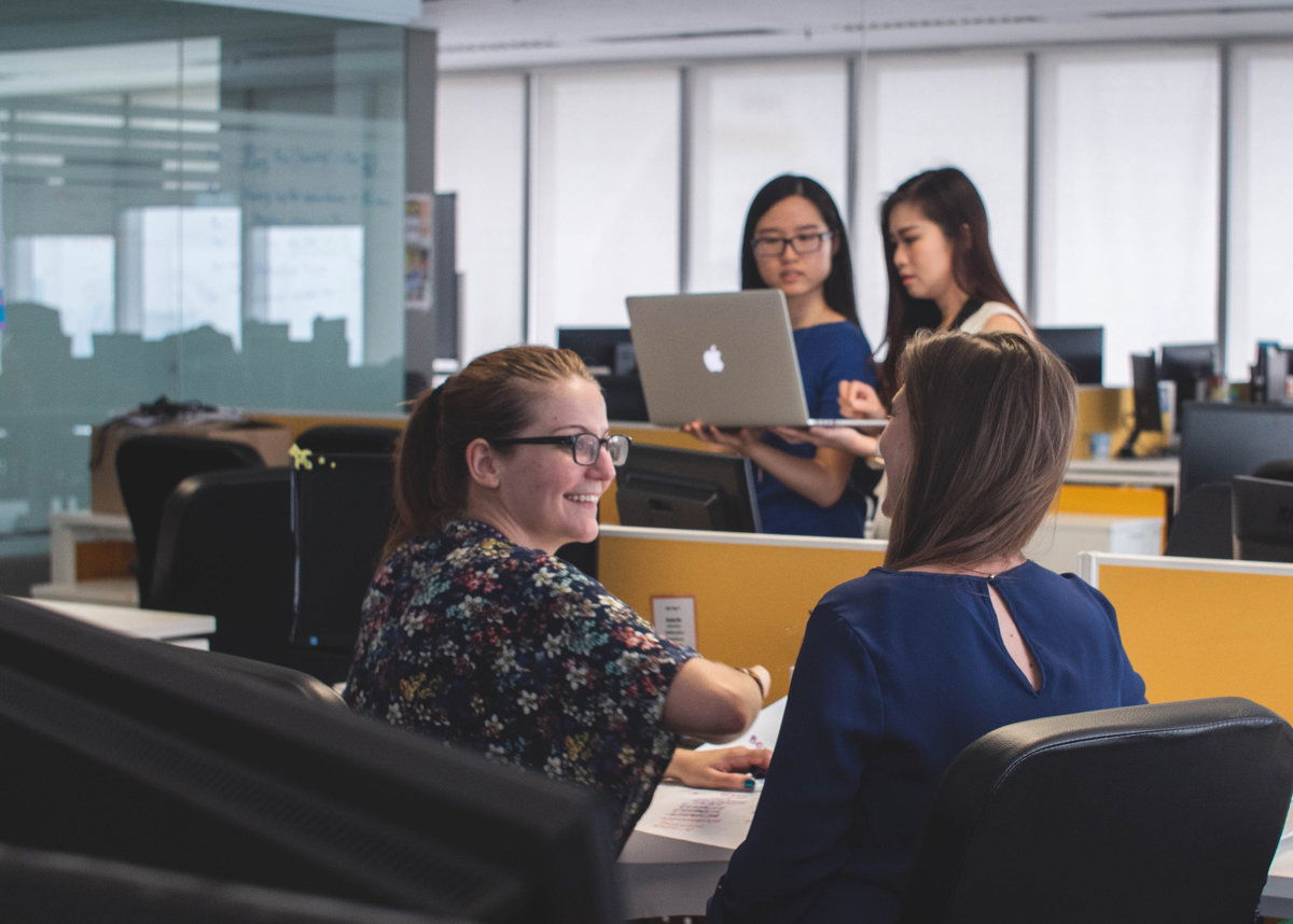 Kommunikation am ersten Arbeitstag
