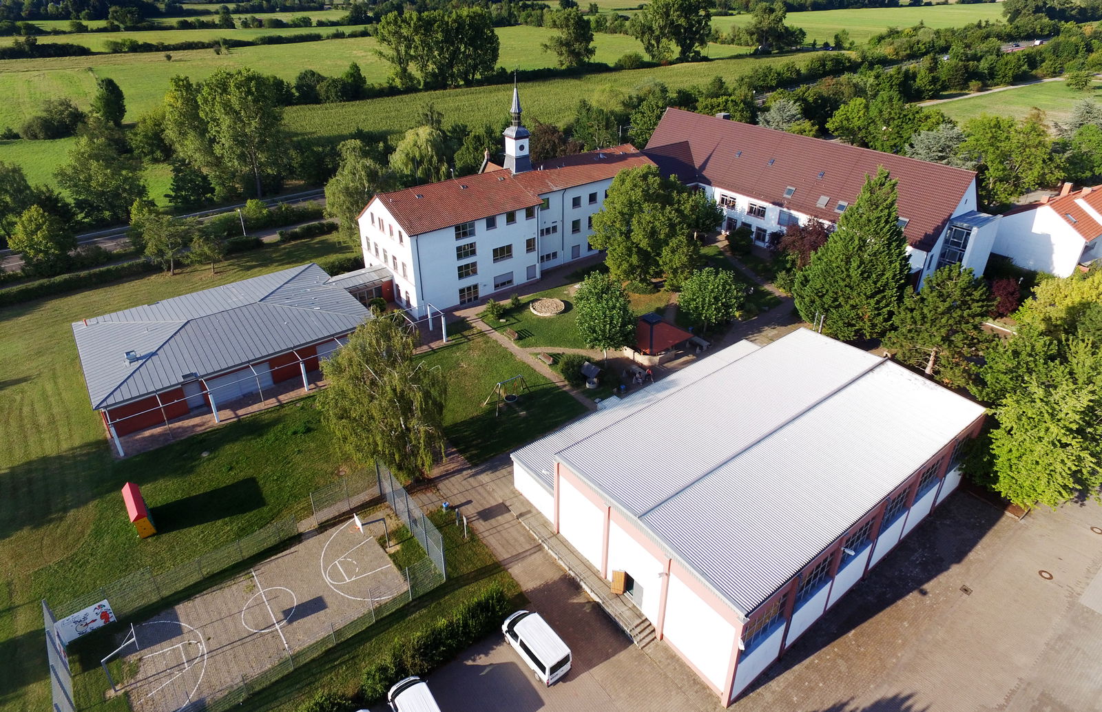 Jugendhof Haßloch Übersicht des Geländes