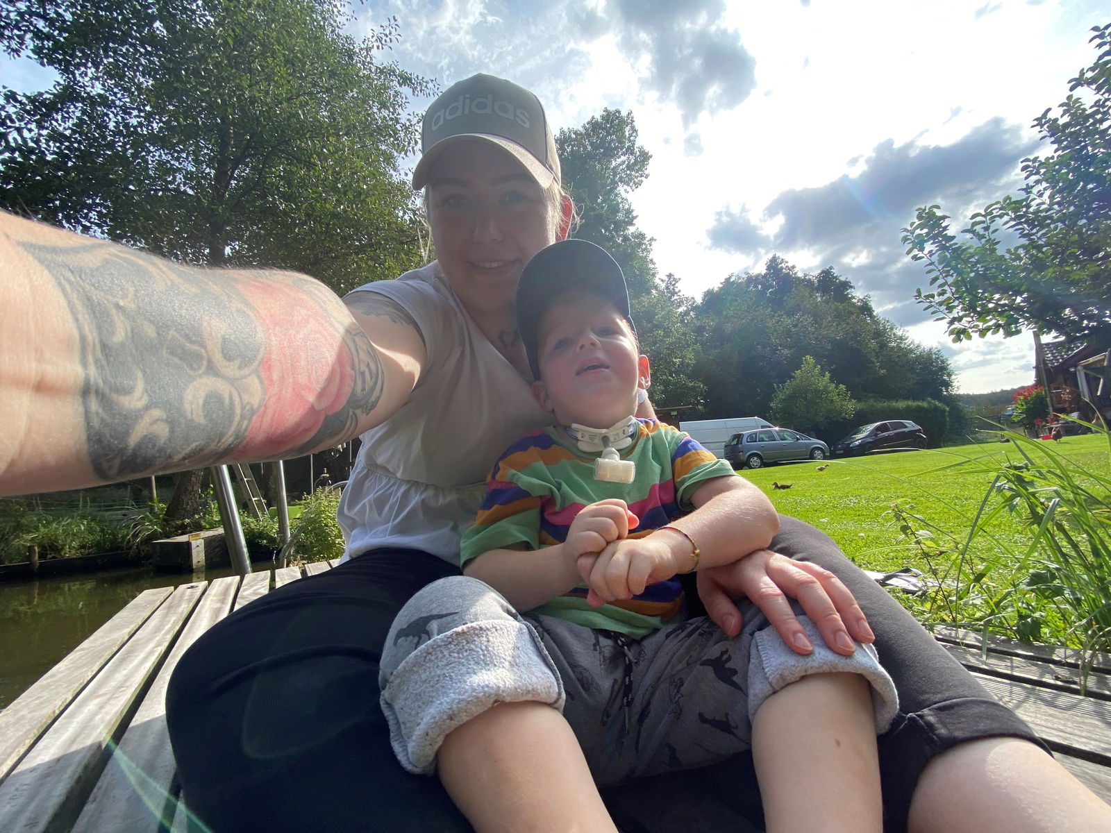 Phil mit Mama Monika