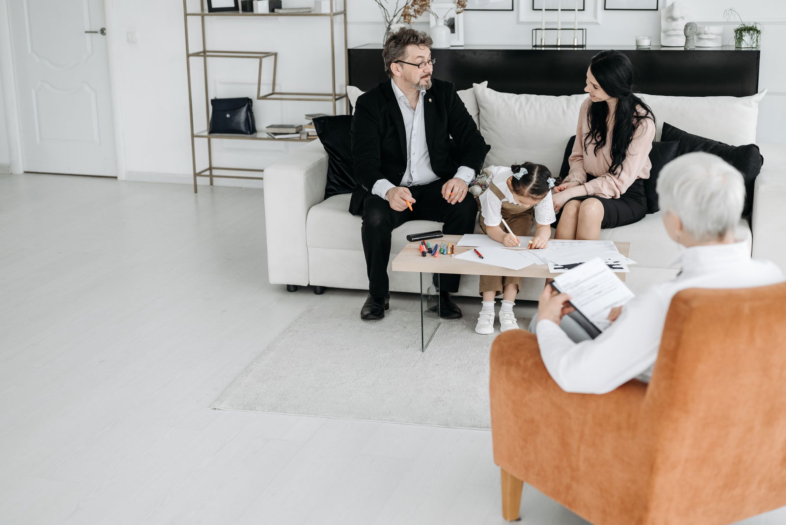 Arbeit mit Kind Besprechung 