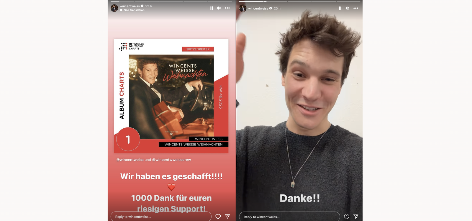 Wincent Weiss - Instagram #1