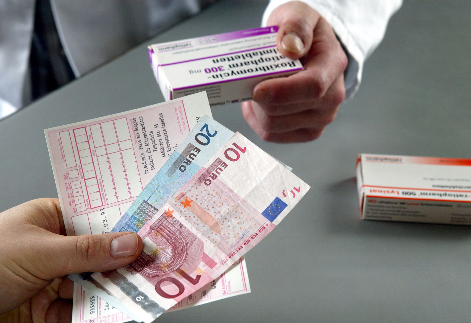 Zuzahlung in Apotheken