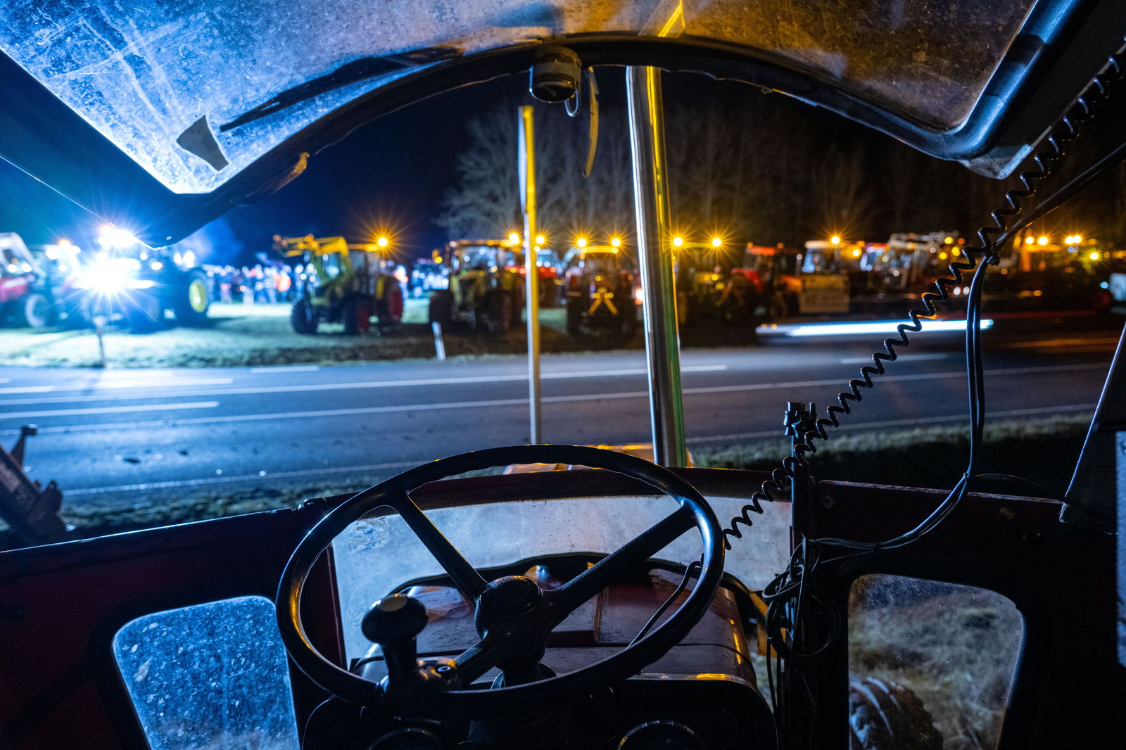 Bauern Protest Traktor