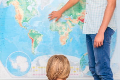 weltkarte lehrer schüler