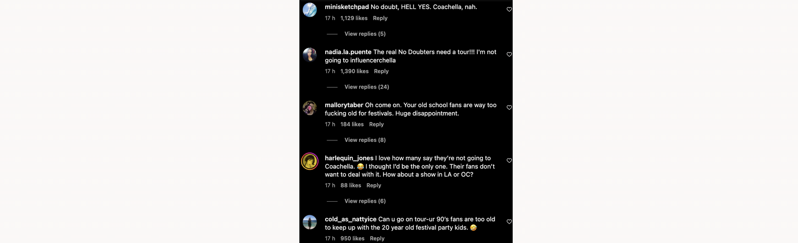 Gwen Stefani - No Doubt - Instagram Coachella