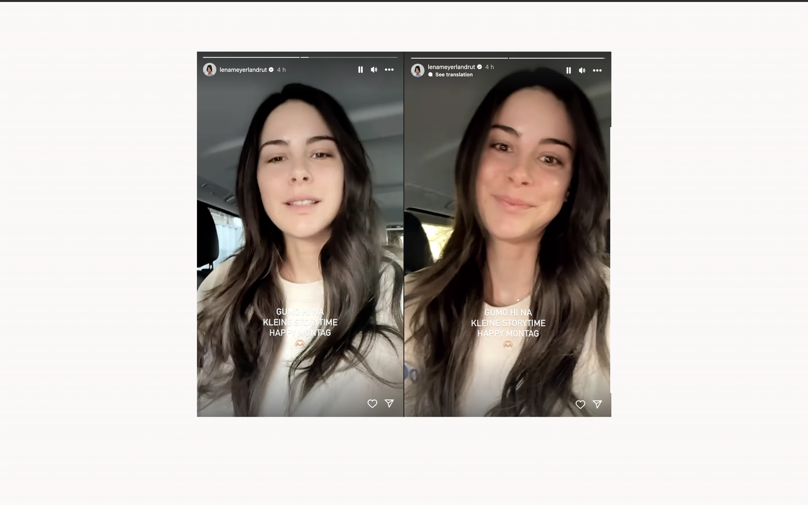 Lena Meyer-Landrut - Haare Instagram