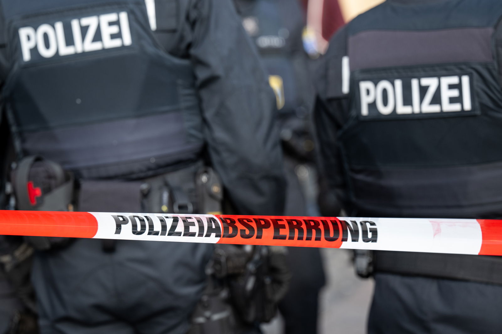 Polizei Absperrung