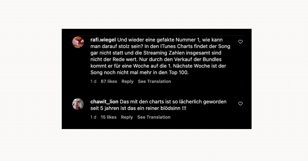 twenty4tim - Kommentarfeld Nummer-eins-Award