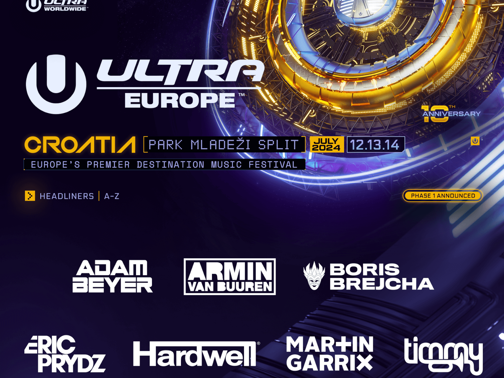 Ultra Europe 2024 Tickets - Cele Genovera