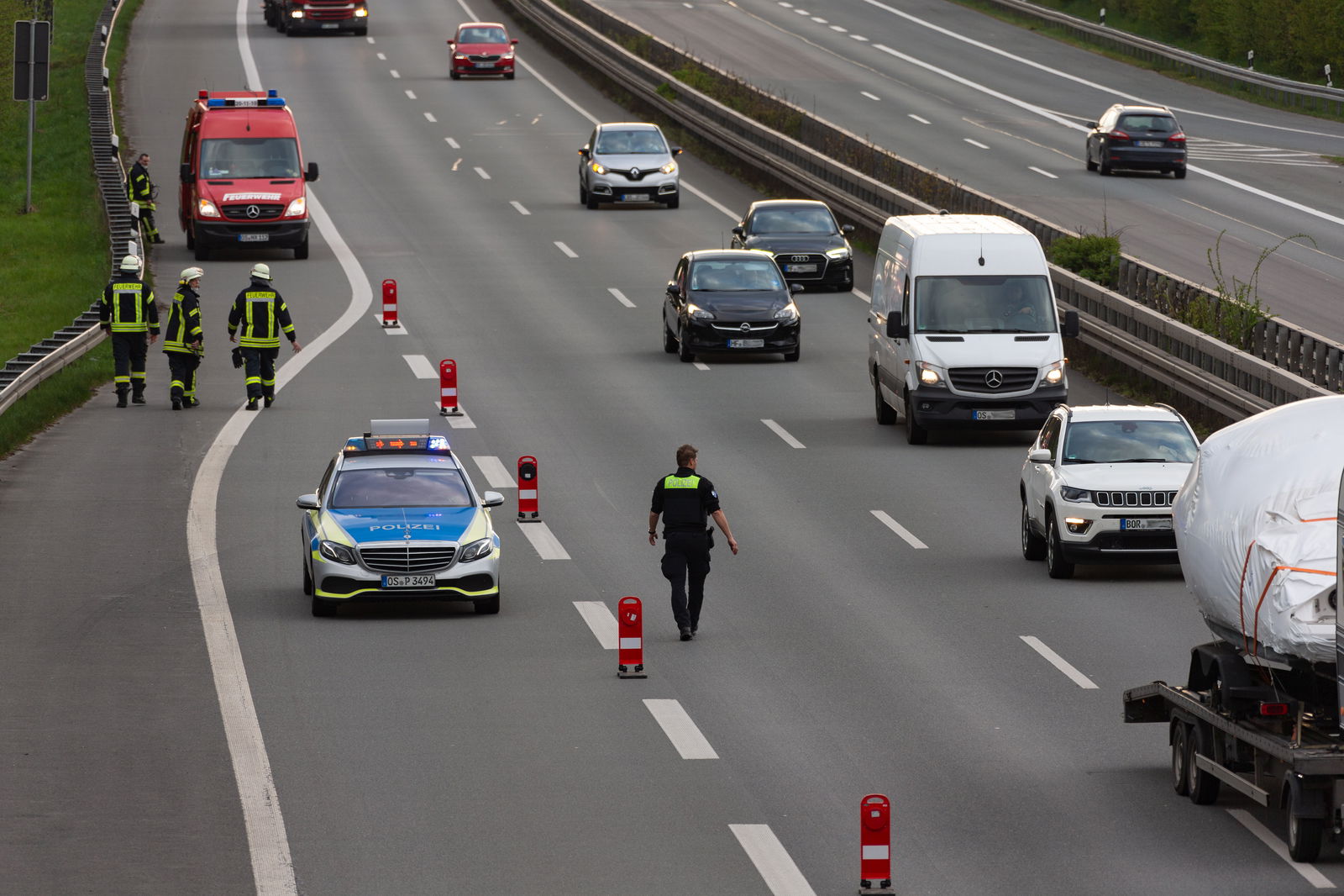 Polizei Autobahn Symbolbild