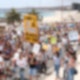 Demonstration gegen das Massentourismusmodell auf Fuerteventura.