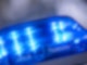Blaulicht leuchtet an einem Polizeiauto.