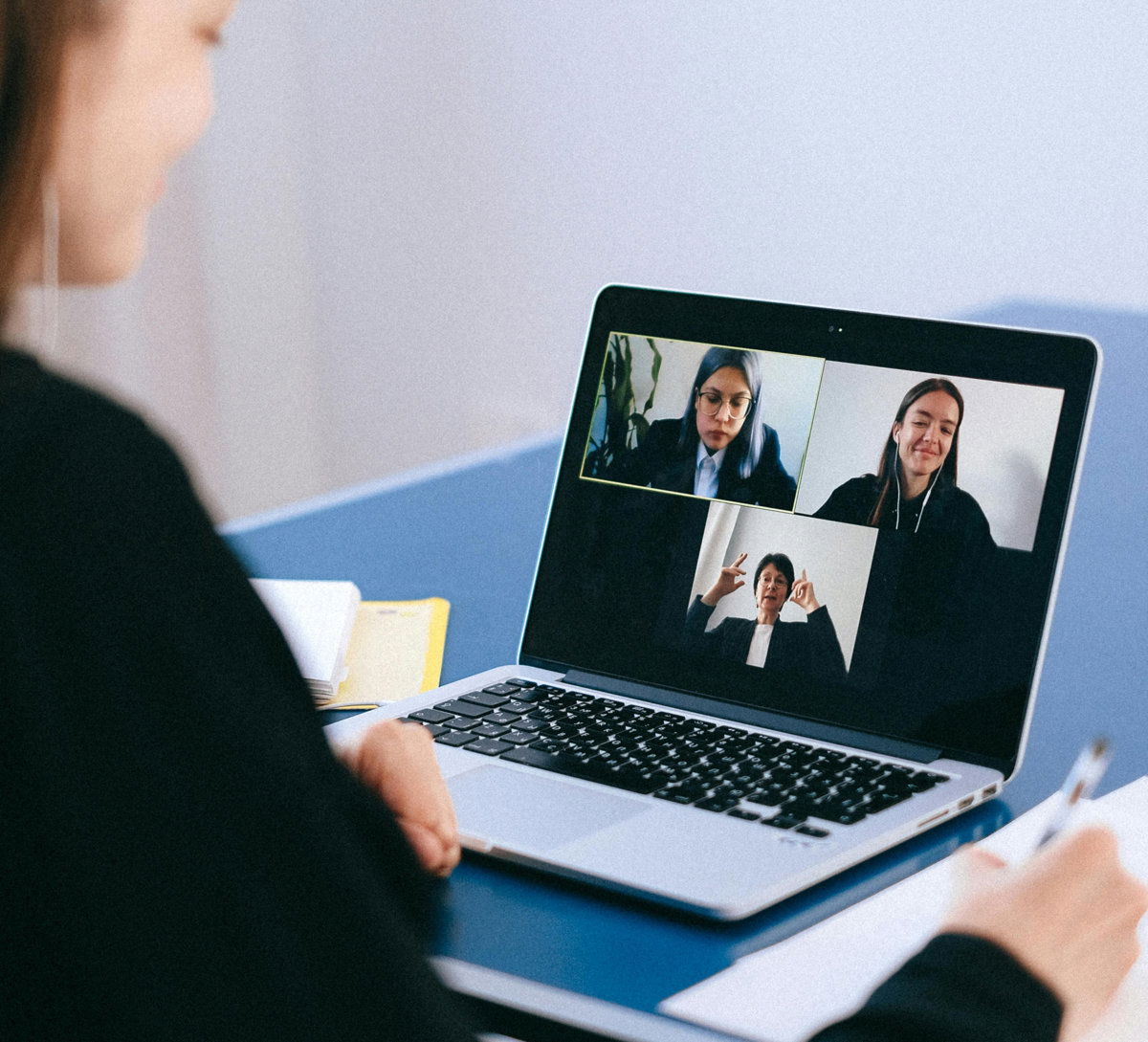 Video-Meeting im Homeoffice