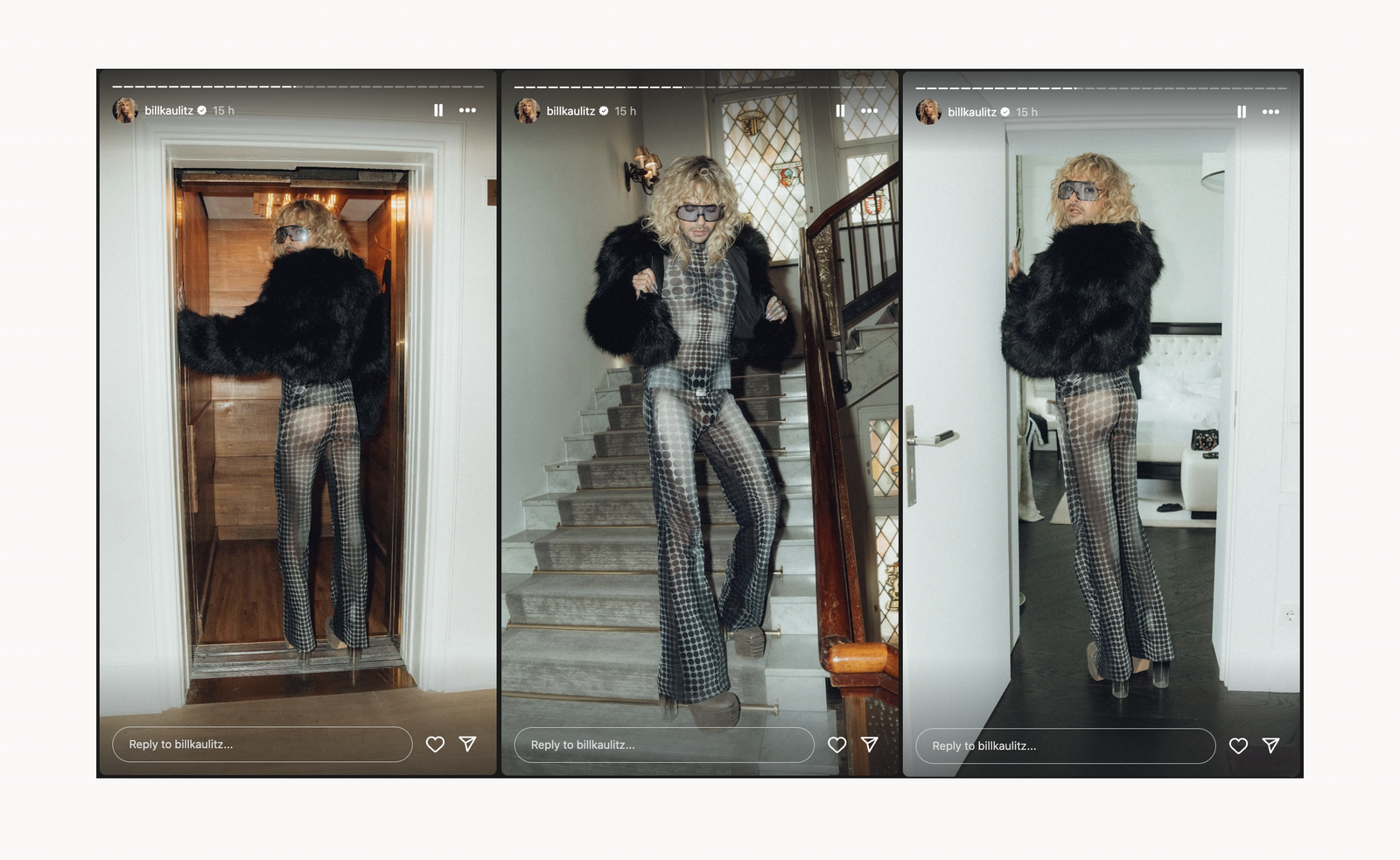 Bill Kaulitz Instagram Story - Outfit