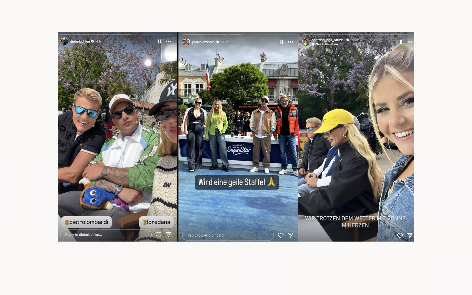 DSDS Jury 2024 - Erste Einblicke Pietro Dieter Loredana