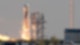 Die «New-Shepard»-Rakete von Blue Origin startet vom US-Bundesstaat Texas aus ihren Kurz-Ausflug ins Weltall (Archivbild).