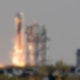 Die «New-Shepard»-Rakete von Blue Origin startet vom US-Bundesstaat Texas aus ihren Kurz-Ausflug ins Weltall (Archivbild).